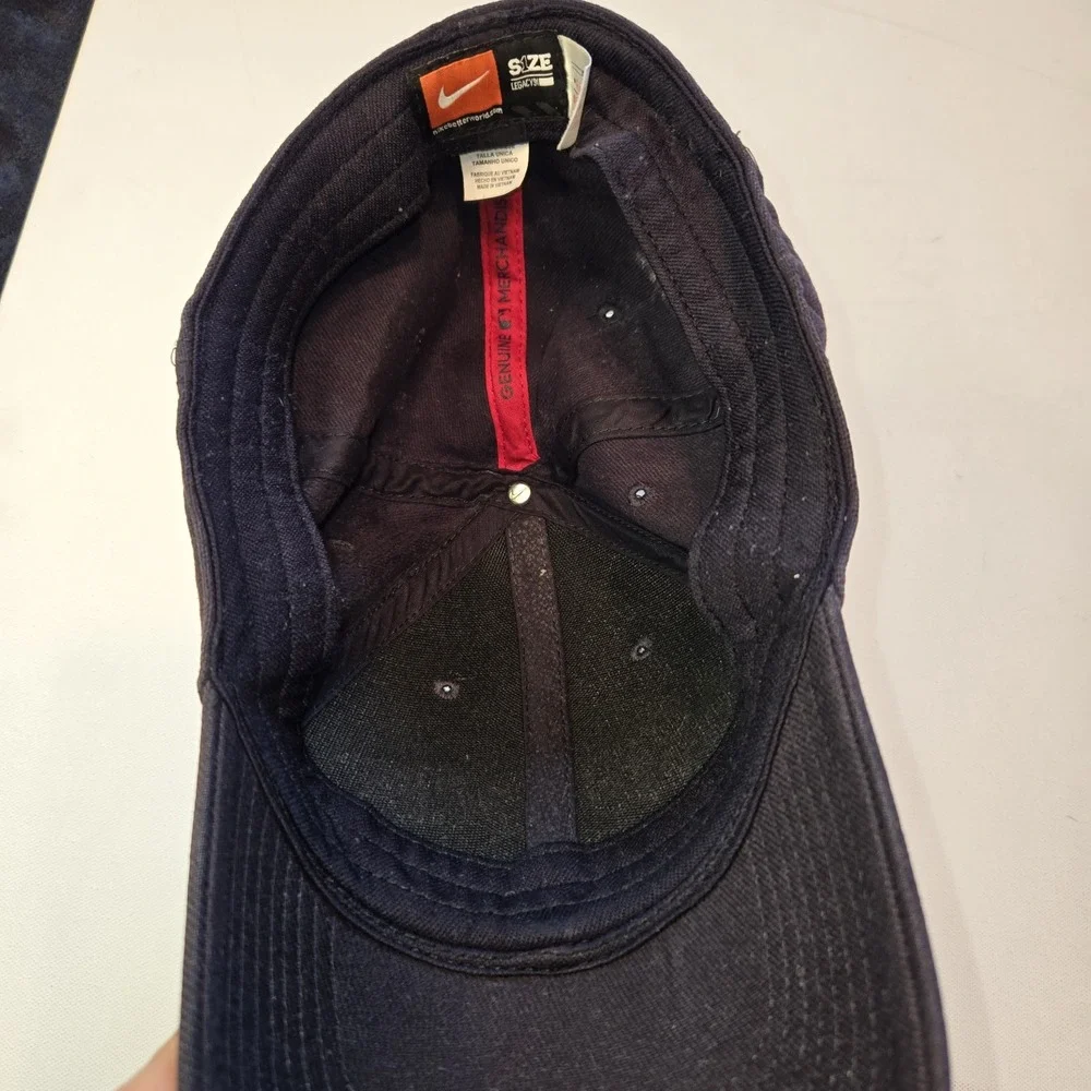 Nike Red Sox Navy Blue Baseball Hat MLB Genuine Merchandise One Size Fits All - Picture 4 of 10